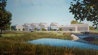 Rendering of the SEED Campus exterior